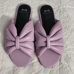 auve Bow Slide Sandals